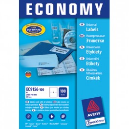 Etykiety uniwersalne Avery Zweckform Economy na CD śr.117