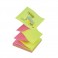 Bloczki samoprzylepne Post-it® Z-Notes jaskrawe żółto-różowe 76mm x76mm