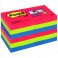 622-12SS-JP Bloczek samoprzylepny Post-it® Super Sticky, sercowe kolory, 12 sztuk po 90 kartek, 51x51 mm