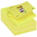 R350-12SS-CY Bloczki samoprzylepne Post-it® Super sticky Z-Notes, żółte, 12 sztuk po 90 kartek, 76x127mm