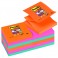 R330-12SS-EG Bloczki samoprzylepne Post-it® Super sticky Z-Notes, iskrzące kolory, 12 sztuk po 90 kartek, 76x76mm